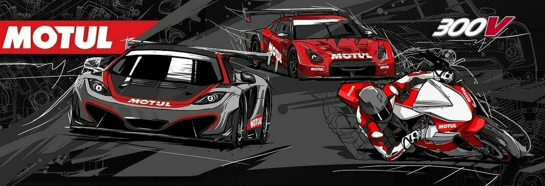 НАШ ПАРТНЁР - ПРОИЗВОДИТЕЛЬ МОТОРНОГО МАСЛА "MOTUL"